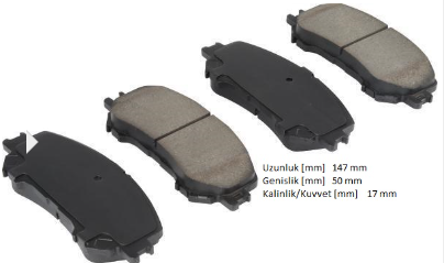 NISSAN QASHQAI 2014- ÖN F.BALATA ADN142176